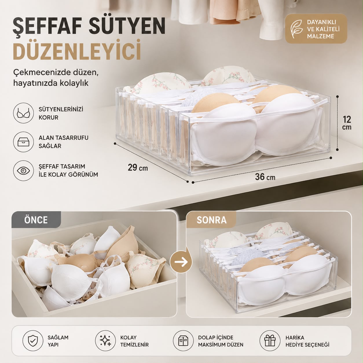 İç Giyim Düzenleyici (2'Li Paket)