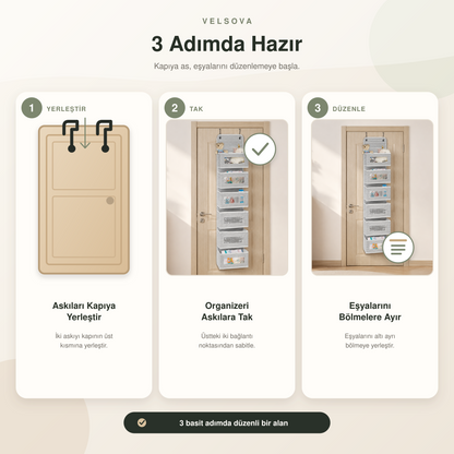 Askılı Kapı Arkası Düzenleyici