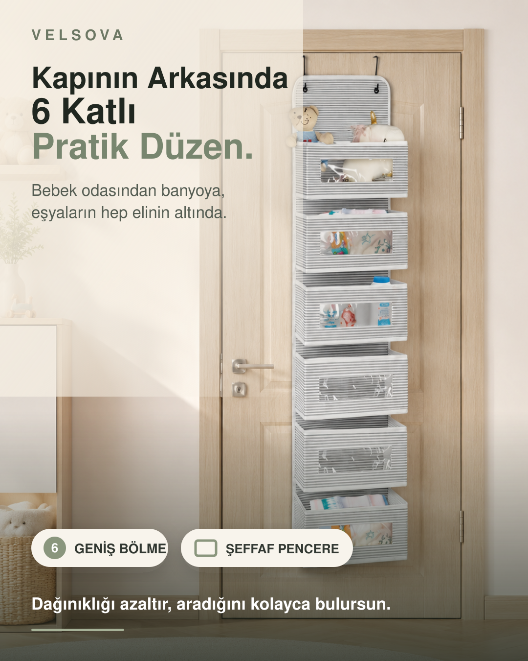 Askılı Kapı Arkası Düzenleyici