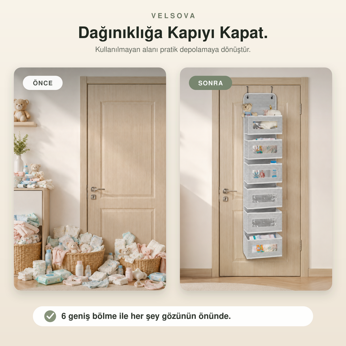 Askılı Kapı Arkası Düzenleyici